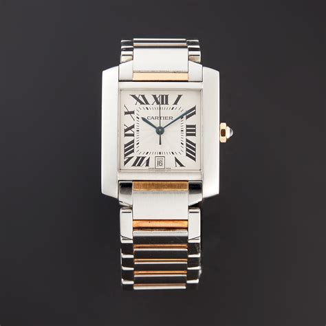 pre owned cartier tank francaise.